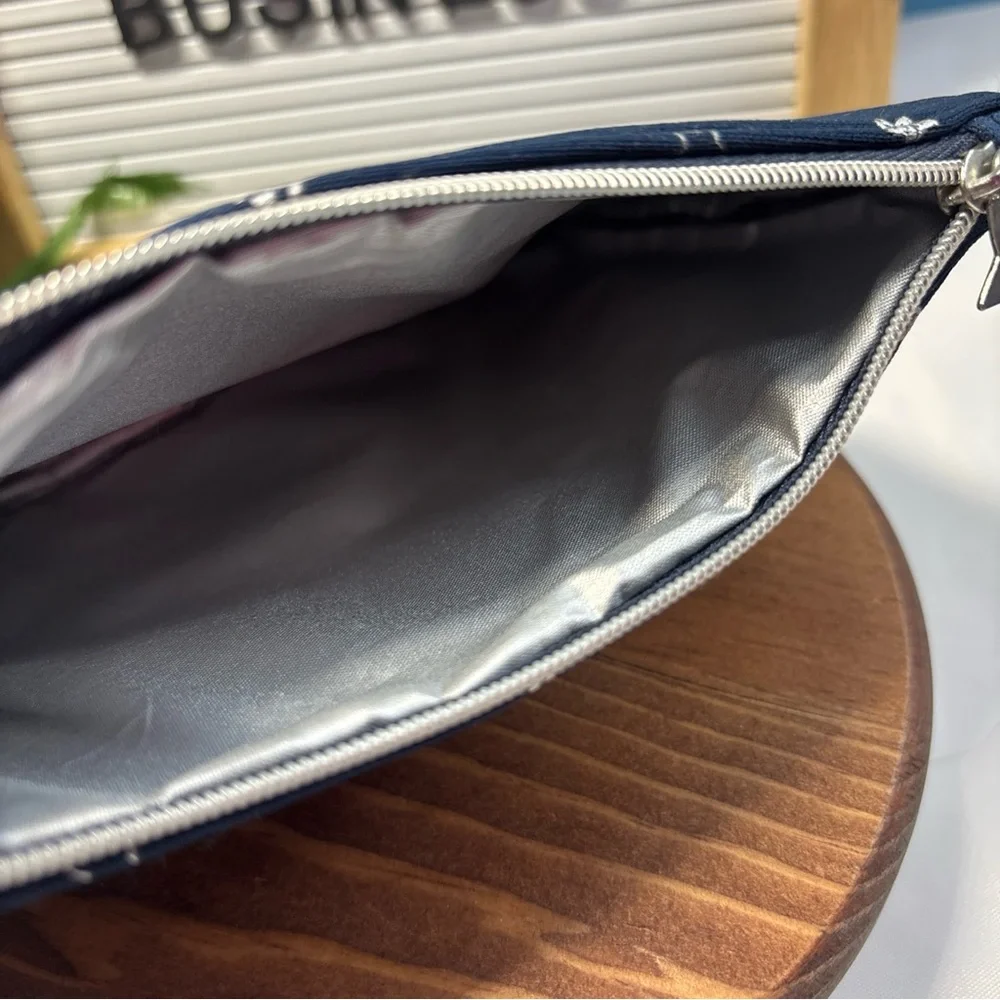 IPSY November 2016 Glam Bag Travel Sized Navy Blue And Silver (Bag Only)
